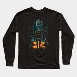 Geralt vs The Swamp Monster Long Sleeve T-Shirt